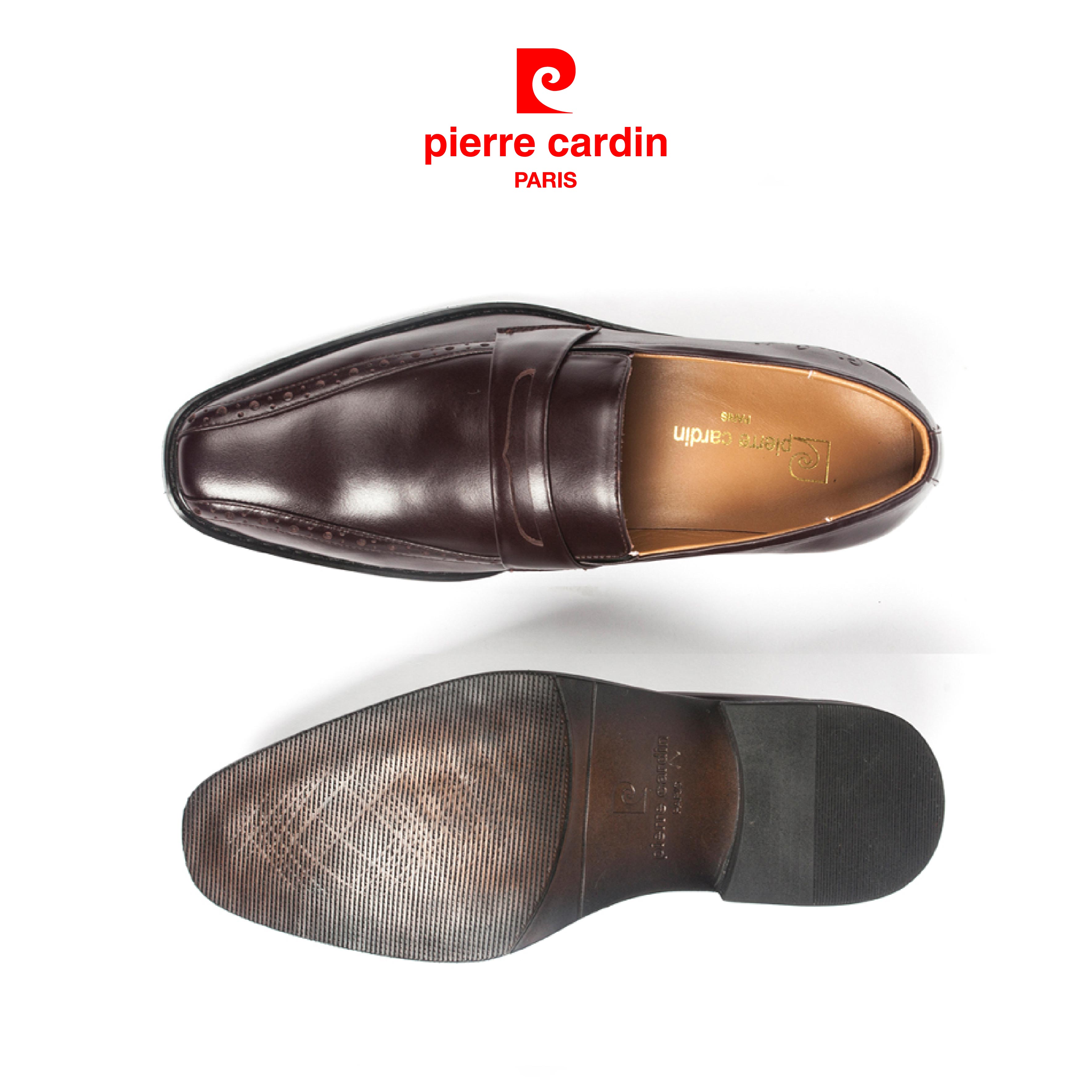 Giày Tây nam không dây Pierre Cardin PCMFWL046BRW42