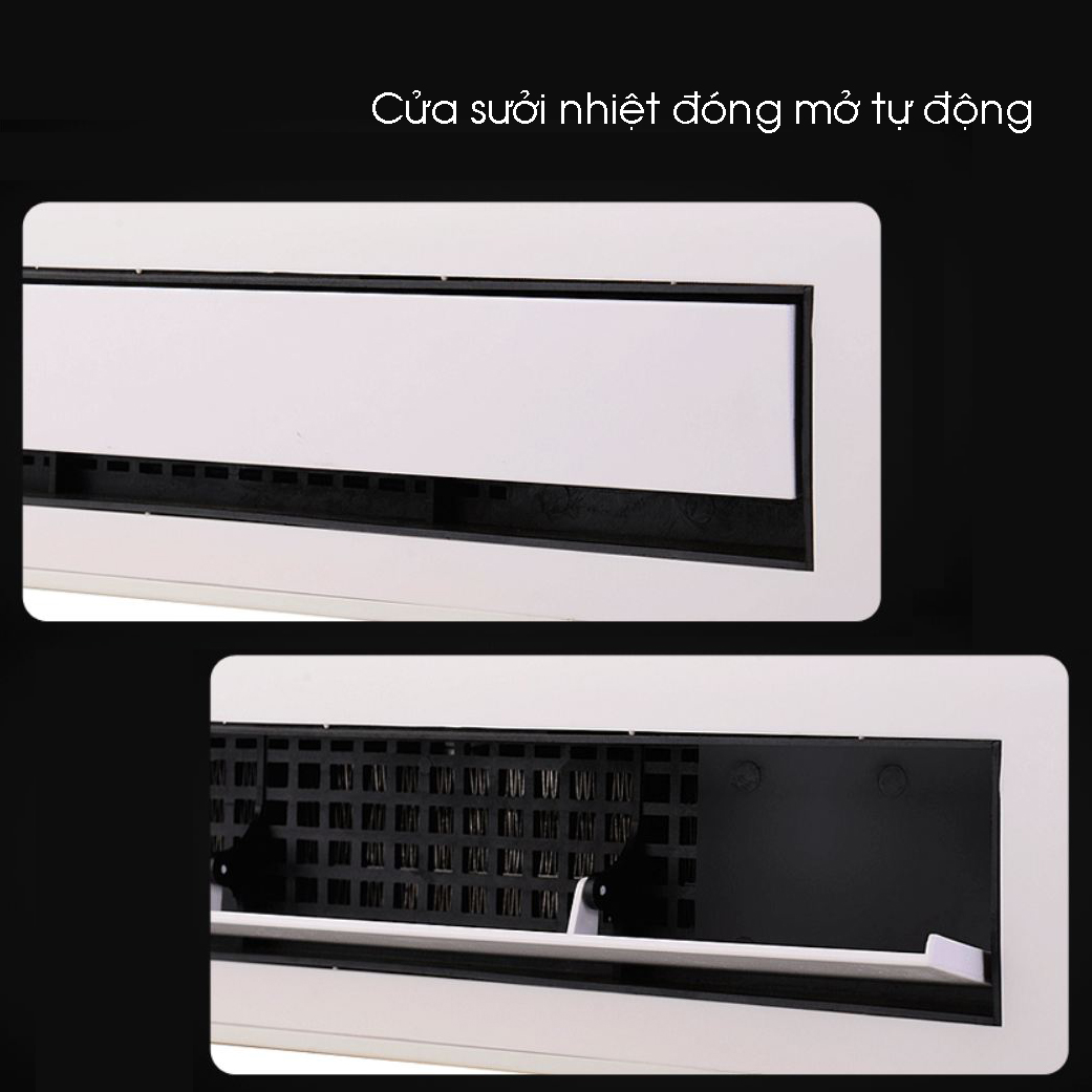 Quạt sưởi treo tường điều hòa nhiệt độ cao cấp-Máy sưởi treo tường ZG-NSB-2000  có khiển + giá phơi