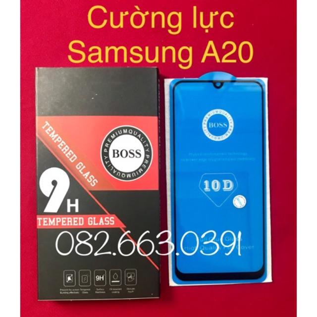 Kính cường lực dành cho Samsung Galaxy A20 FULL 9D + Kính Camera