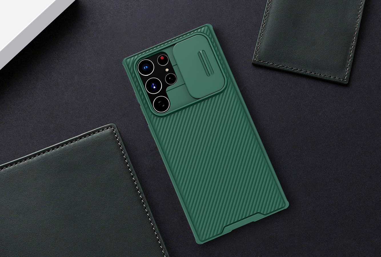 Ốp Lưng dành Cho Samsung Galaxy S22 Ultra Che Camera Nillkin CamShield Pro - Hàng Nhập Khẩu