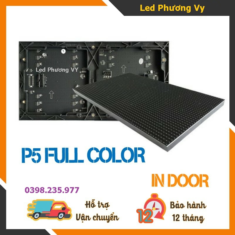 Module Led P5 Full color trong nhà đầy đủ phụ kiện - Hàng mới 100% độ bền cao