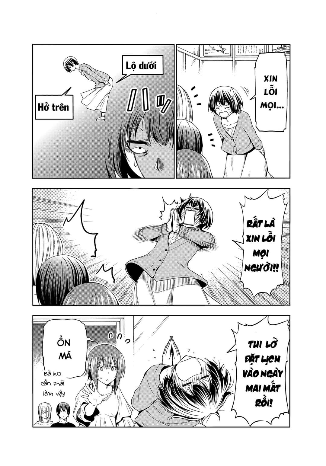 cô gái thích lặn - grand blue chapter 82 12