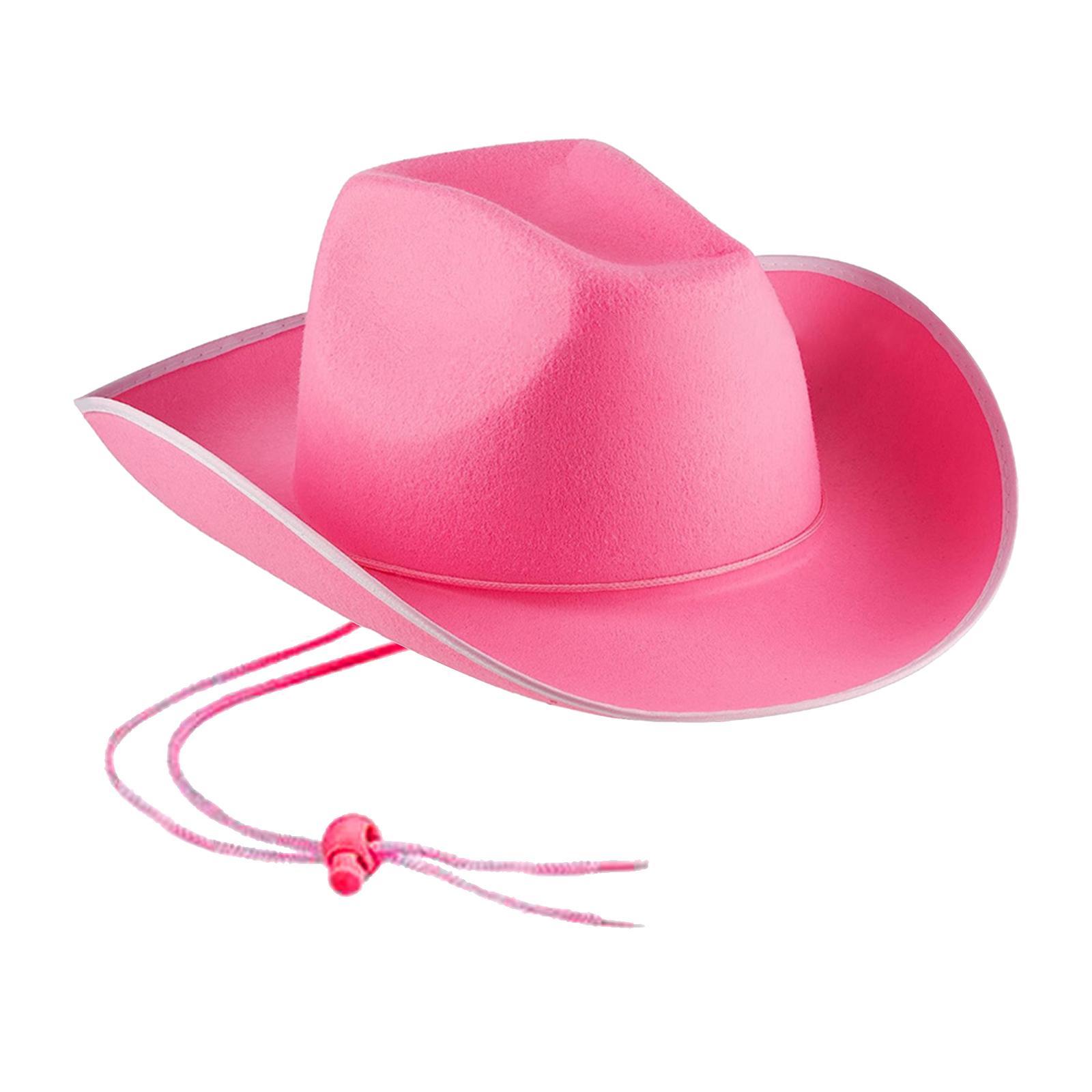 Cowgirl Hats Western Cowboy Hat Decorative Fashion Wide Brim Hat Jazz Hat for Wedding Music Festival  Adults Performance Men Women