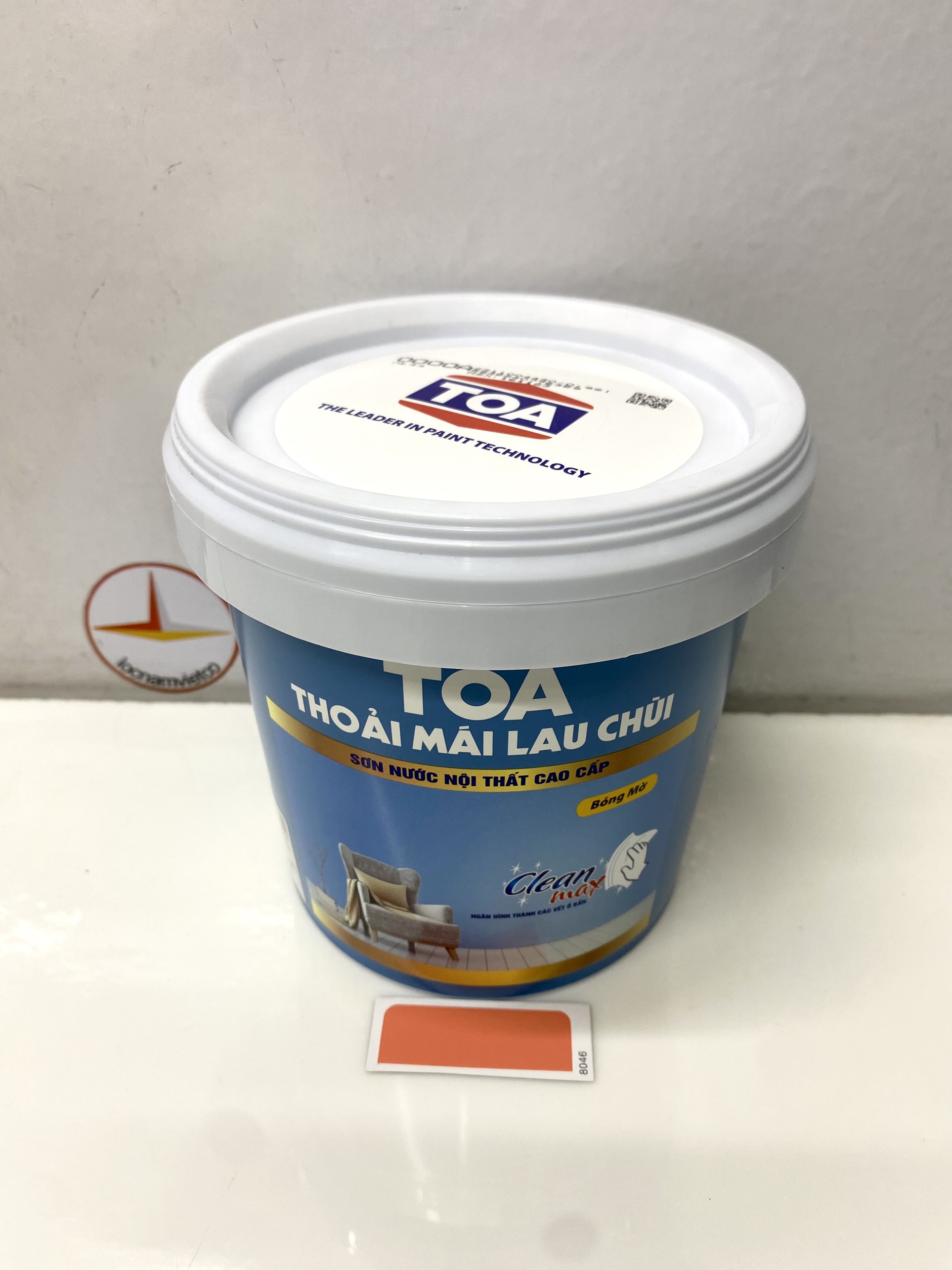 Sơn phào chỉ cho trần nhà Toa thoải mái lau chùi màu C- 8046 _1L