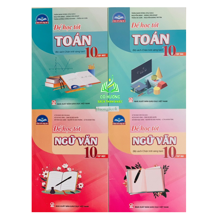 Sách - Combo Để học tốt Toán + Ngữ văn 10 - ĐN