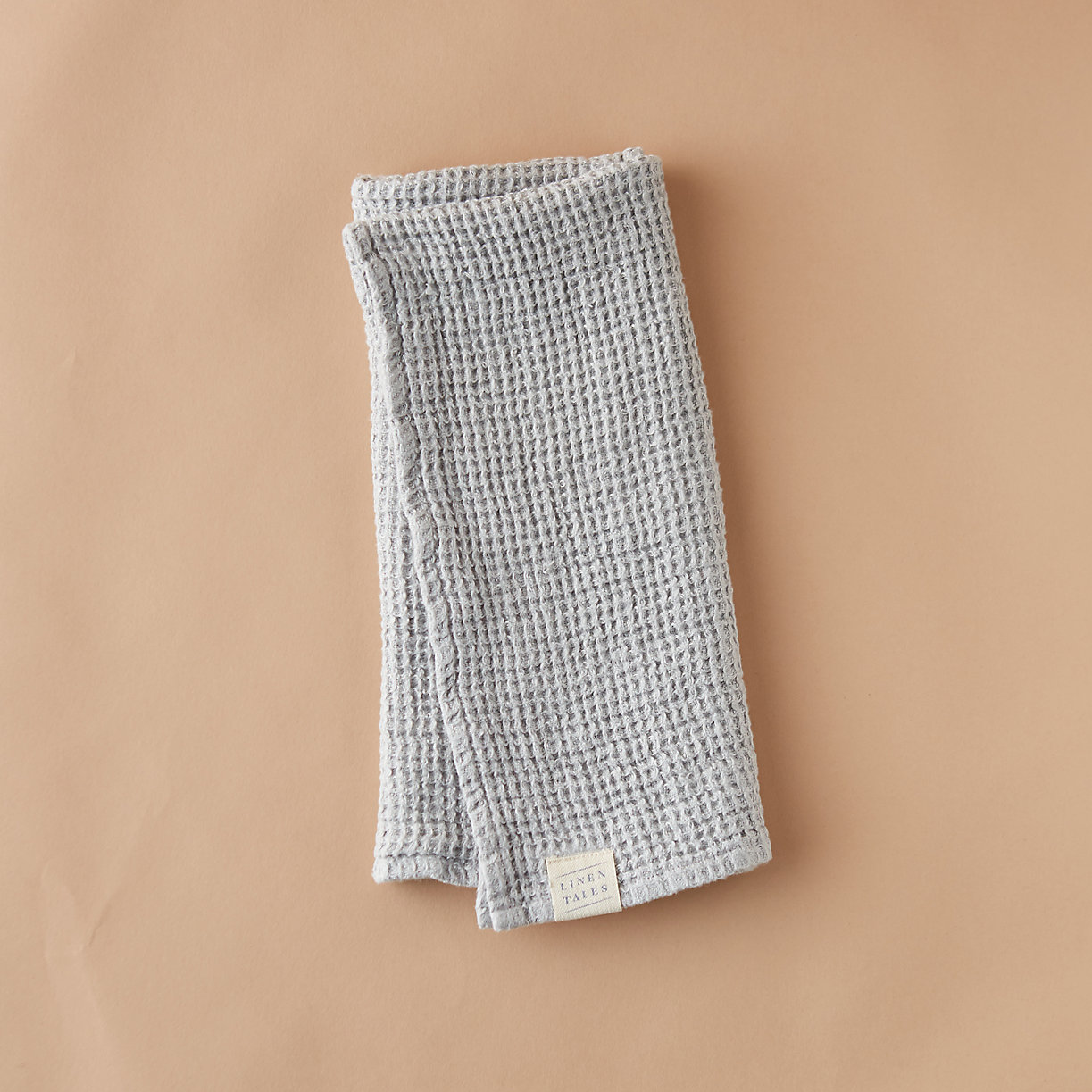 Khăn mặt Linen Tales mã Waffle, chất liệu linen, kích thước 45x65cm