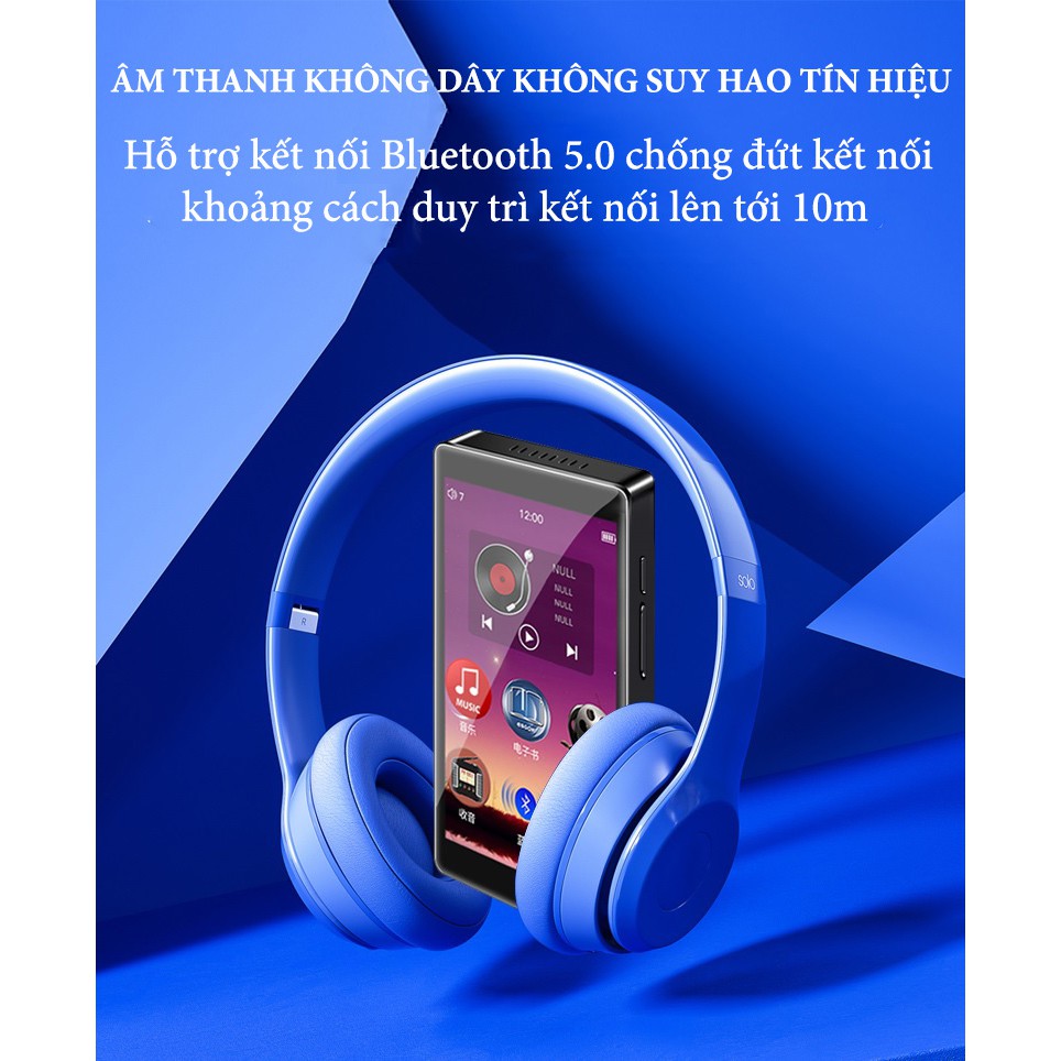 Máy nghe nhạc ipod Mp3 Mp4 Ruizu H1 8GB Màn Hình full Cảm ứng Bluetooth 5.0 Kỹ Thuật Số - Hàng Chính Hãng