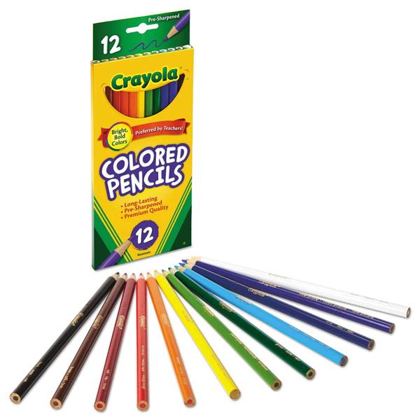 Hộp 12 Bút Chì Màu - Colored Pencil - Crayola 684012