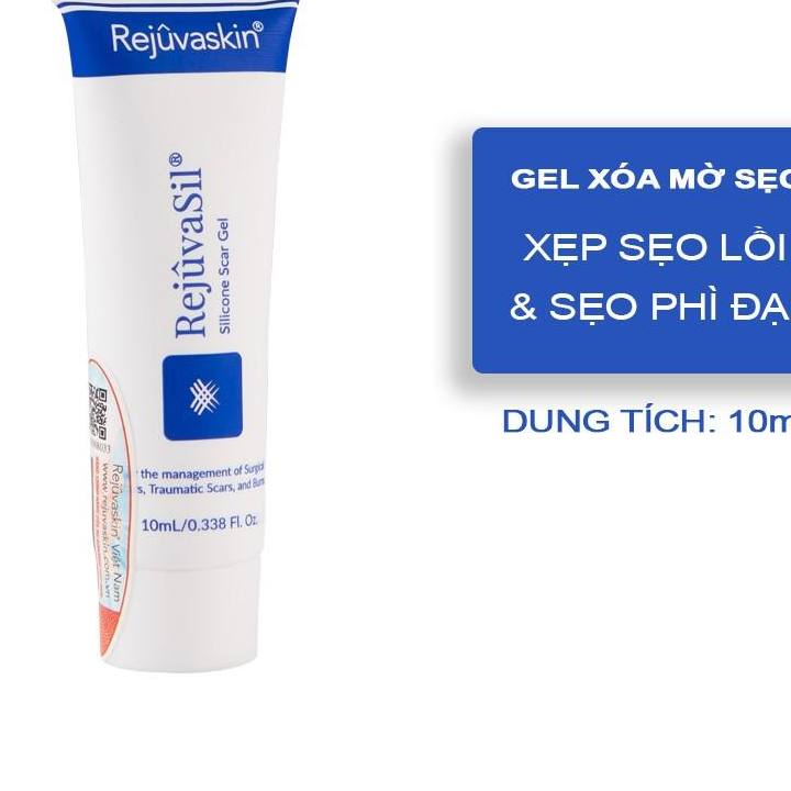 Gel ngăn ngừa sẹo REJUVASKIN Rejuvasil 10ml