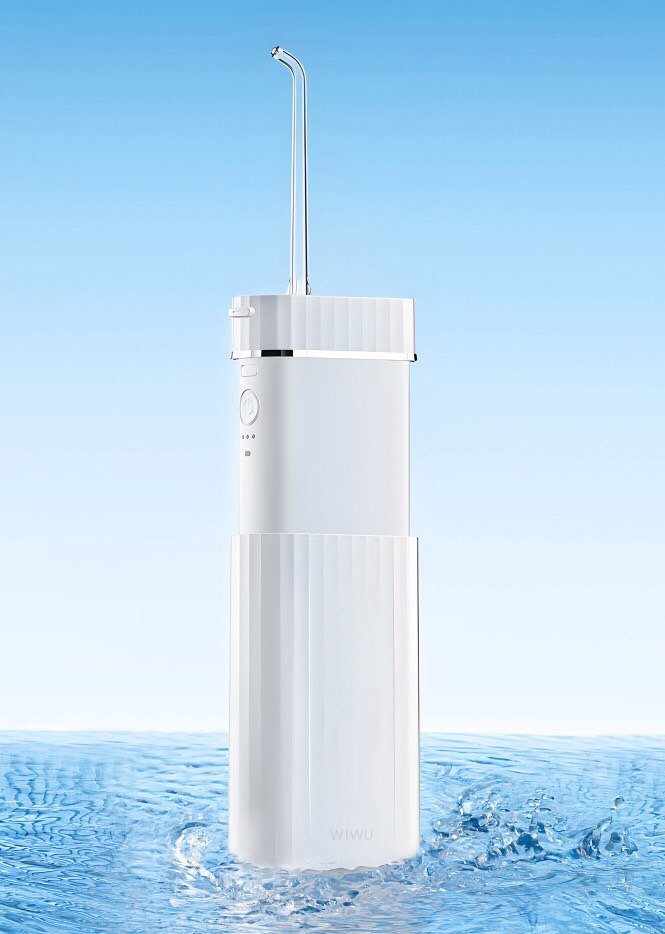 Tăm nước WIWU  Portable Oral Irrigator WI-TP001 Độ bền lâu dài, IPX7 không thấm nước - Hàng chính hãng