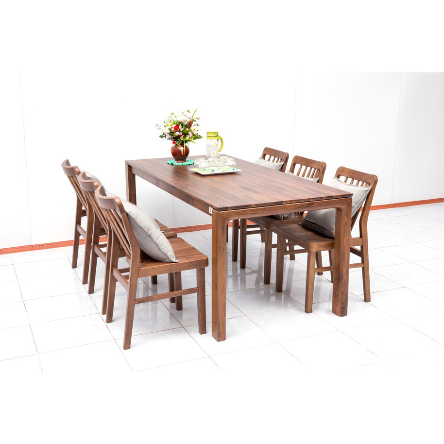 Bàn ăn công nghiệp 6 chỗ NAN 01