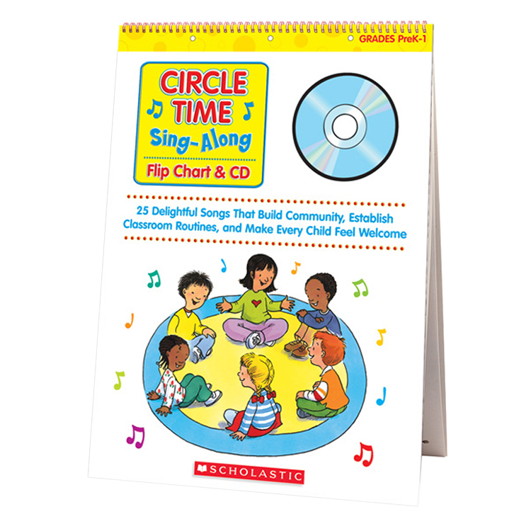 [Hàng thanh lý miễn đổi trả] Circle Time Sing Along Flip Chart And CD