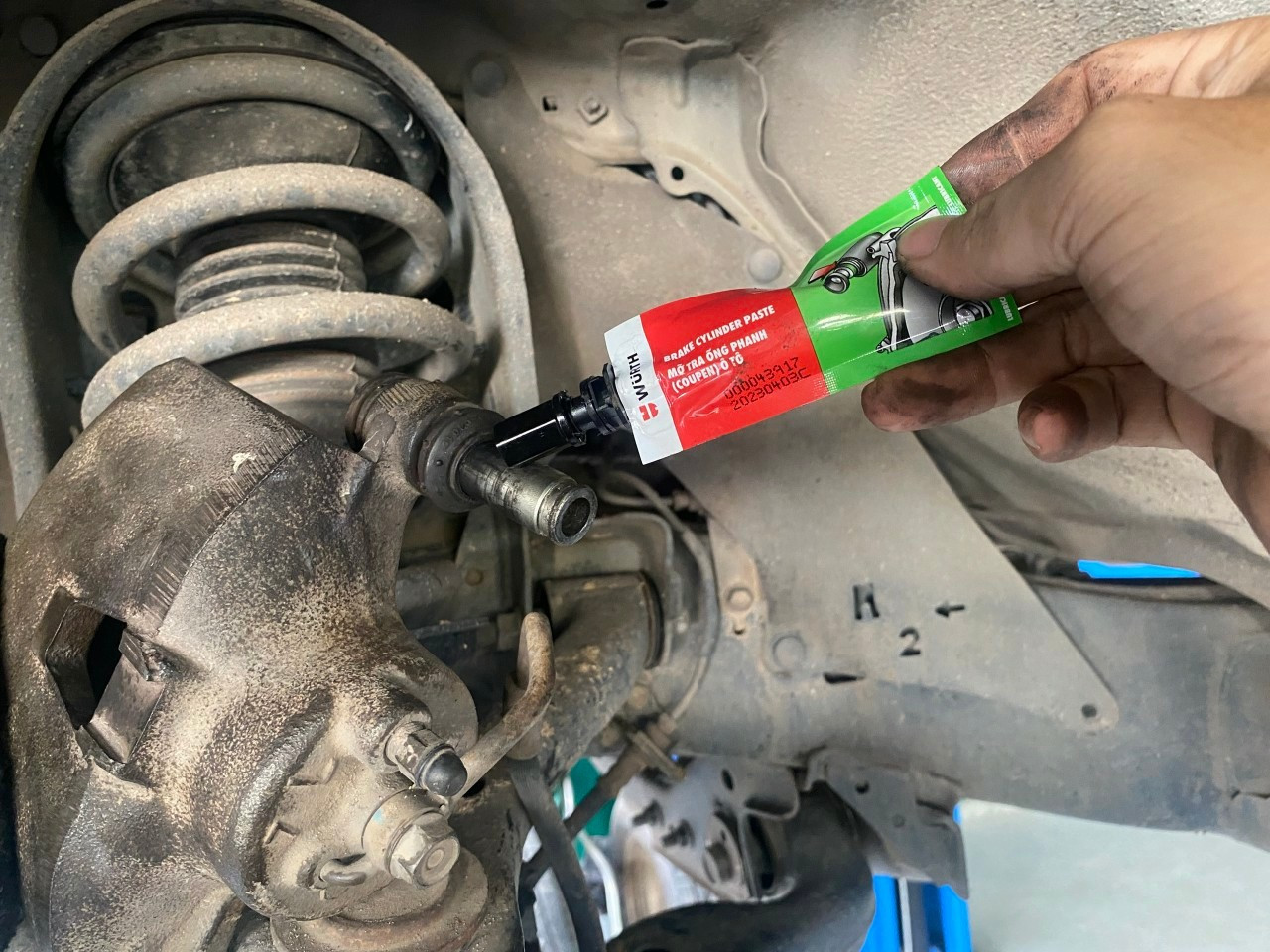 Wurth Mỡ Tra Ống Phanh (Tra Coupen) Dạng Tuýp Brake Cylinder Paste 10G | TriTin