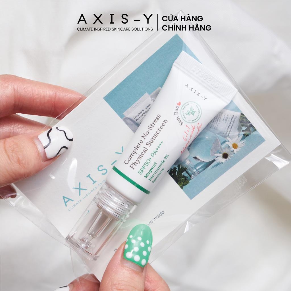 [ Mua 1 tặng 1] AXIS-Y Kem chống nắng Complete No-Stress Physical Sunscreen 10ml