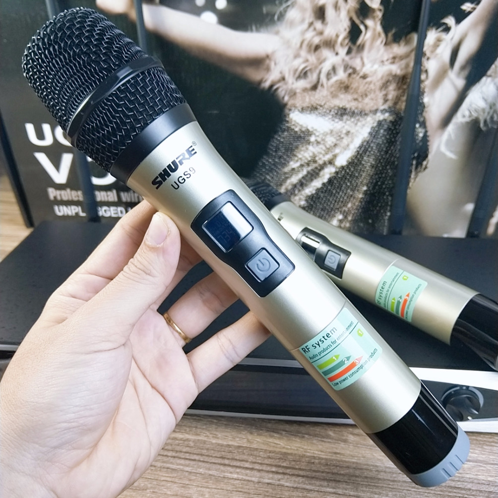 Micro Shure UGS9 Không Dây UHF - Hàng Nhập Khẩu