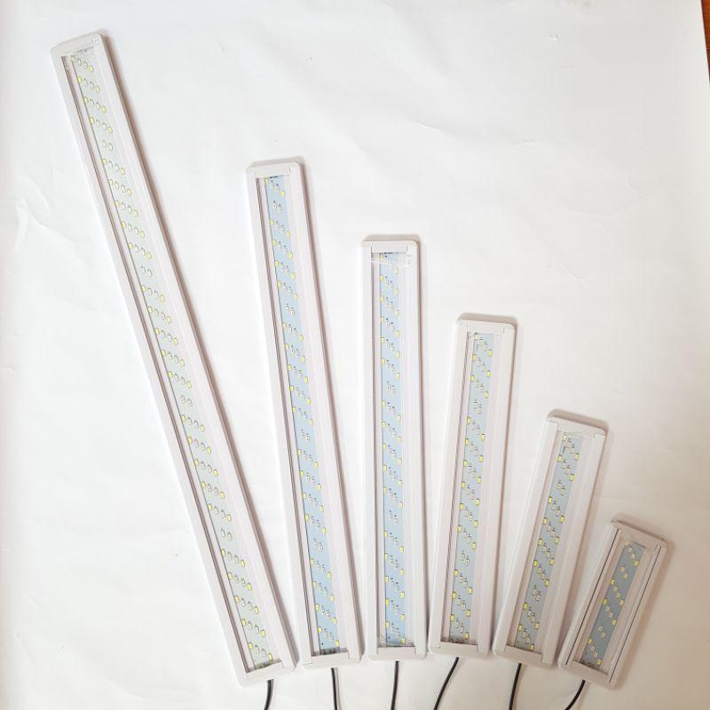 Đèn LED bể cá cảnh LED đổi 3 màu loại 20-90cm , Đèn LED hồ cá đèn LED hồ thủy sinh, LED siêu sáng LED siêu mỏng