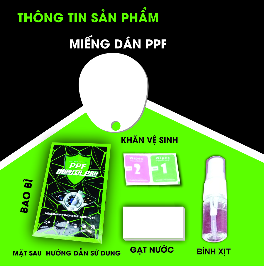 Miếng Dán PPF Bảo Vệ Mặt Đồng Hồ Xe PEUGEOT DJANGO | Chất Liệu Film PPF