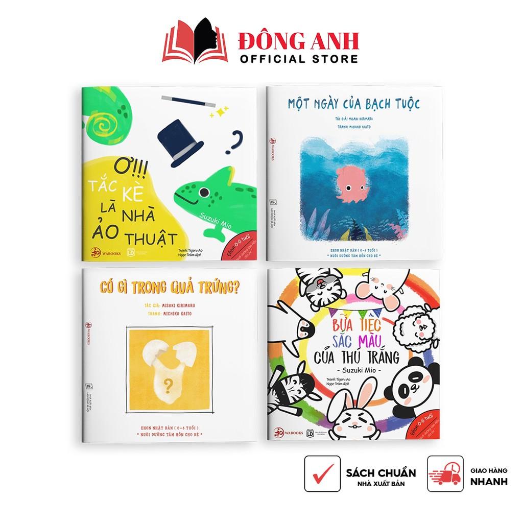 Sách - Combo 4 cuốn Ehon Điều Kỳ Diệu Của Màu Sắc dành cho bé từ 0-6 tuổi