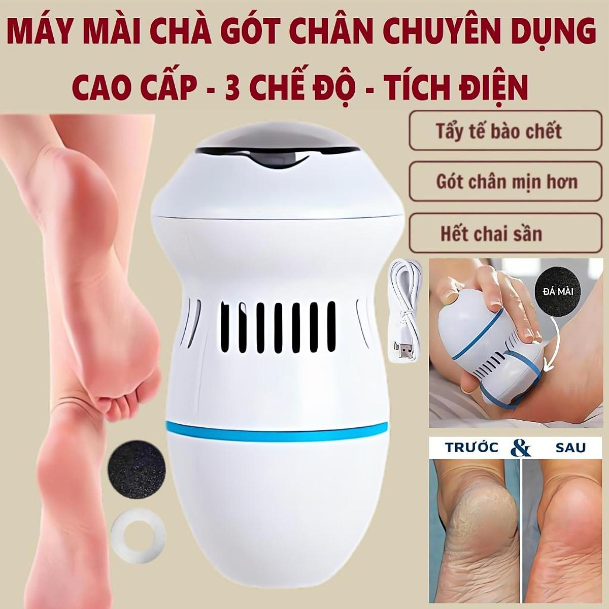 Máy Mài Gót Chân Sạc Điện Cao Cấp Tẩy Tế Bào Chết Làm Mịn Da Cho Tiệm Nail Cá Nhân Tại Nhà Tiện Dụng Máy Chà Gót Chân