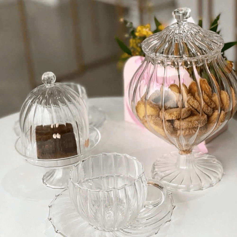 Hũ IVV Sahara trắng 25cm ahfng chính hãng