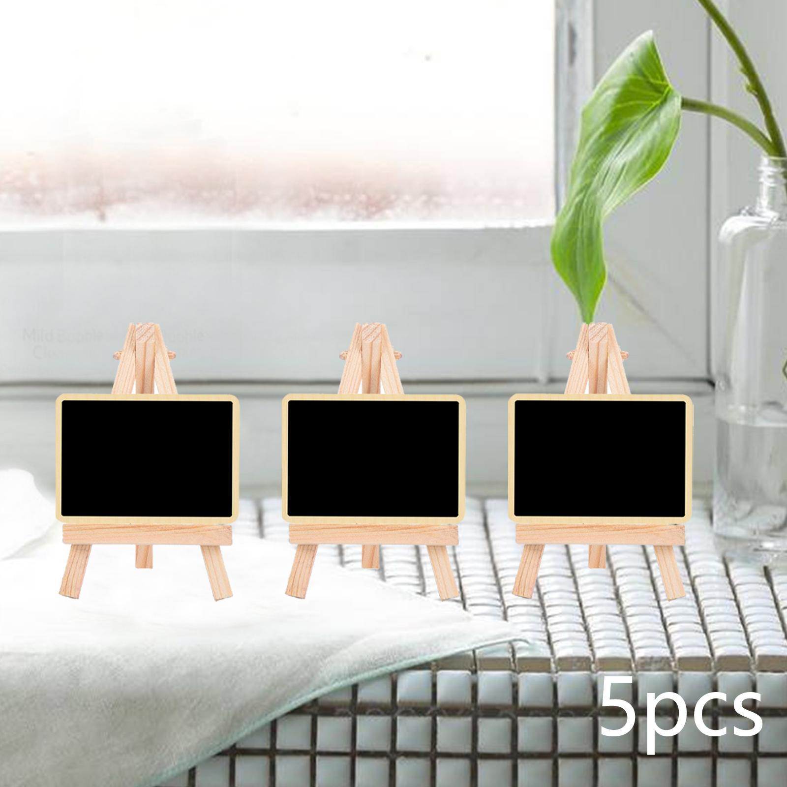 10 Pieces Blackboard Wedding Signs Wooden with Stands