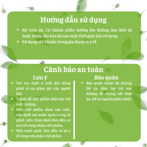 Combo 2 Sát khuẩn Tinh Dầu 60ml