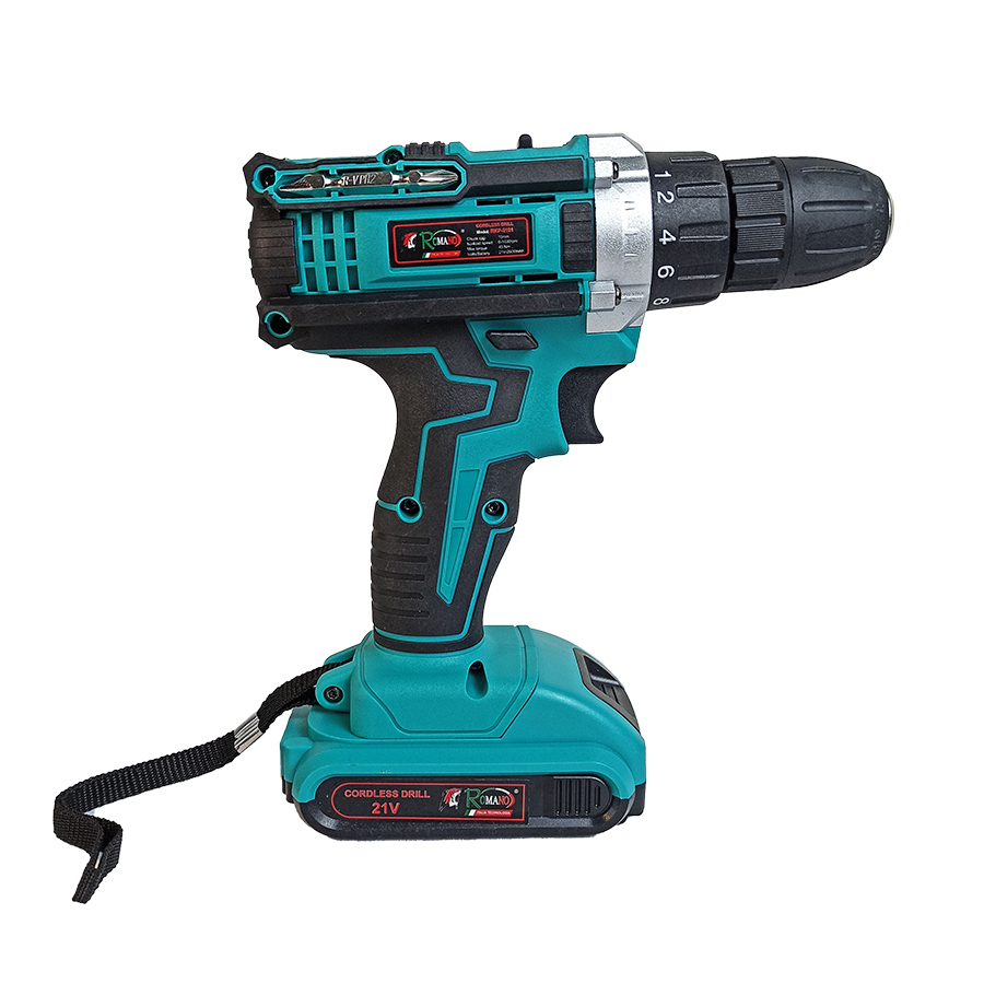 Máy khoan pin 2 tốc độ 21V ROMANO RKP2101 chính hãng