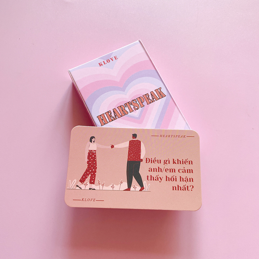 Bộ Bài Tình Yêu Heart Speak Dành Cho Cặp Đôi 50 Lá Bài Thấu Hiểu Drinking Game Couple Giúp Mối Quan Hệ Đậm Sâu Hơn Từ Bên Trong