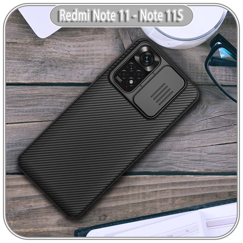 Ốp lưng cho Xiaomi Redmi Note 11 - Note 11S Nillkin CamShield che camera - hàng nhập khẩu