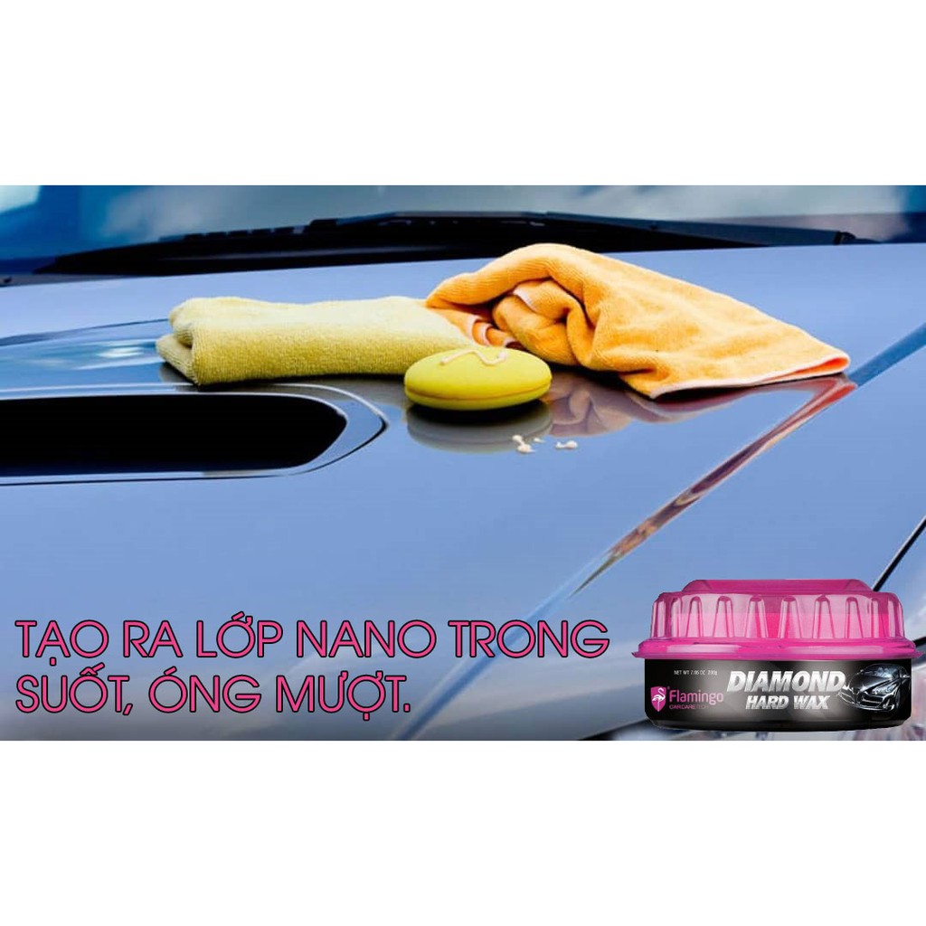 Sáp Dưỡng Bóng Sơn Xe Thương Hiệu Flamingo F042 Polish car wax