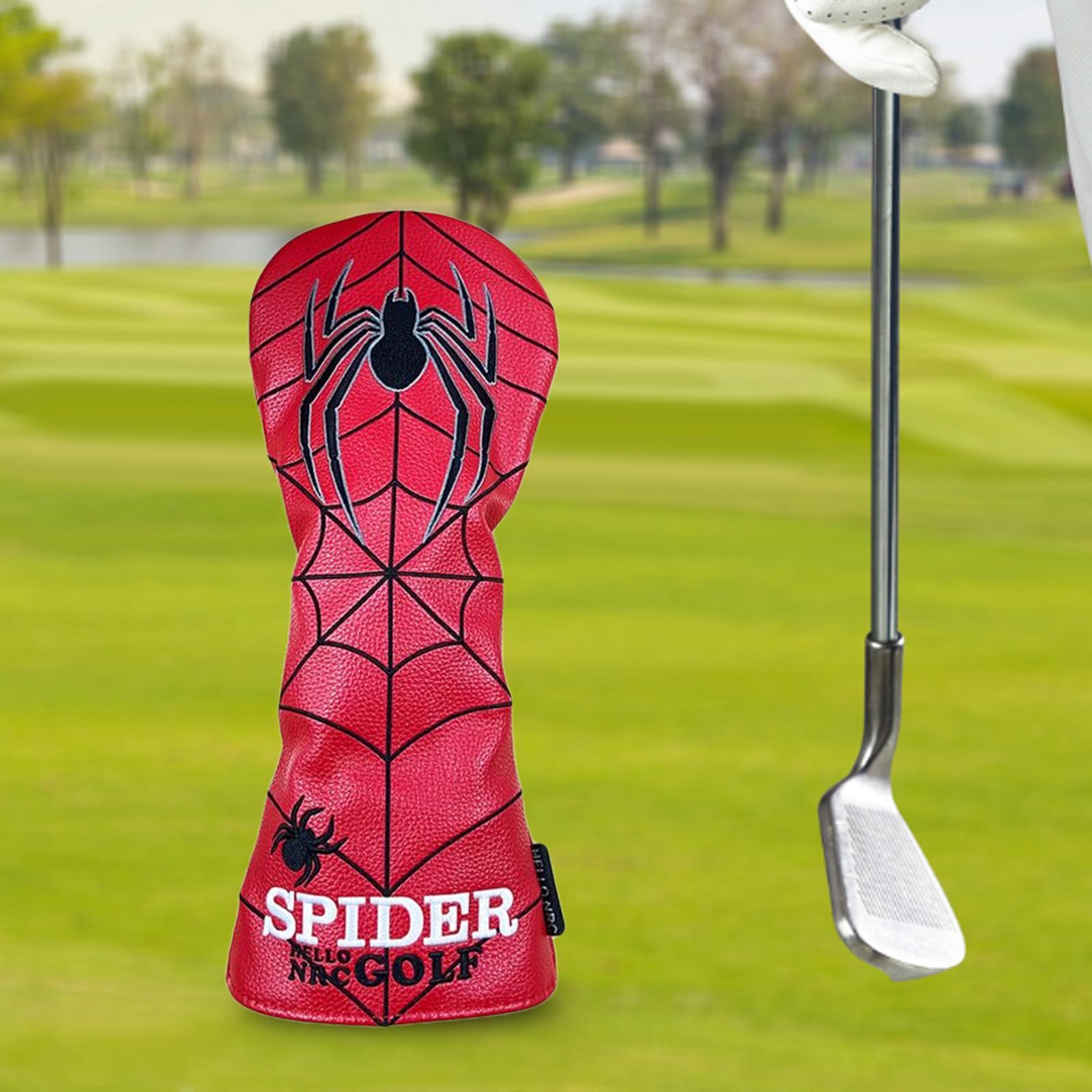 PU Golf Wood Headcover Golf Club Head Cover Unisex Golfer Gift