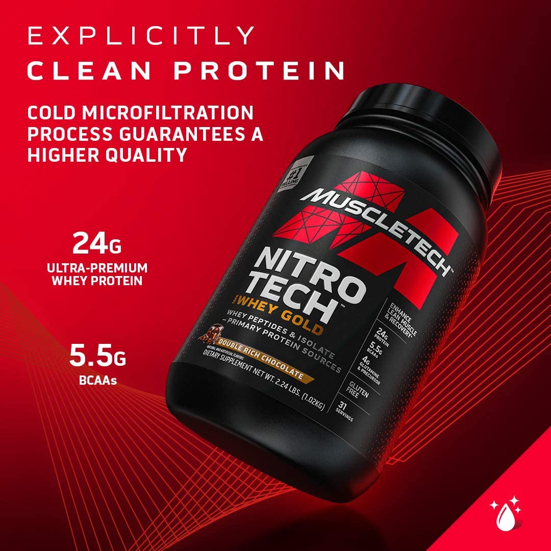 Nitro Tech 100% Whey Gold 5.5 Lbs - Sữa tăng cơ Muscletech nitrotech whey gold