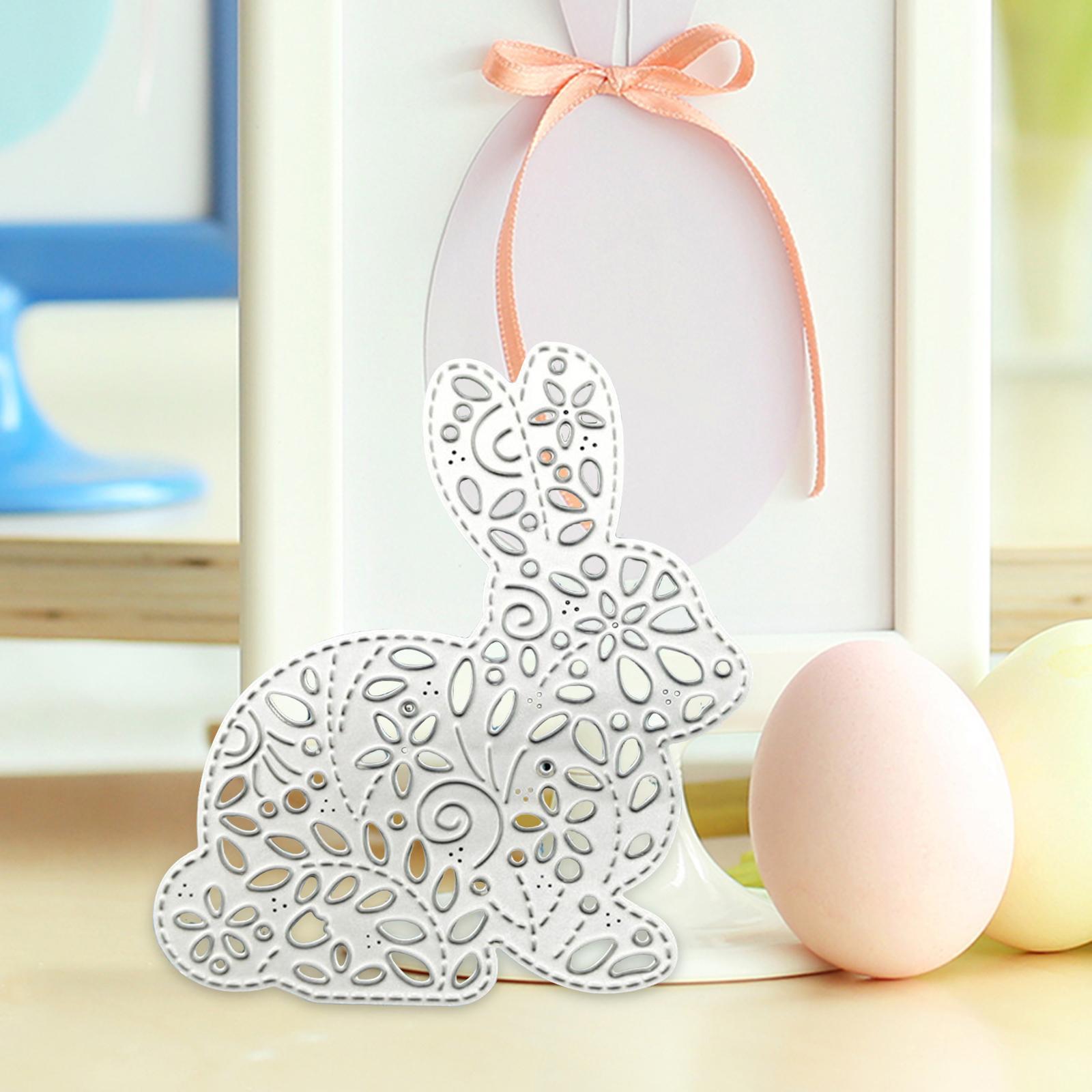 Easter Bunny Cutting Dies Metal Template for Card Making for Photo Album