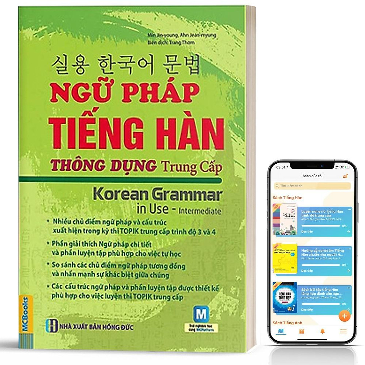 Ngữ Pháp Tiếng Hàn Thông Dụng - Trung Cấp - Korean Grammar In Use Intermediate (Học Cùng App MCBooks) - MinhAnBooks