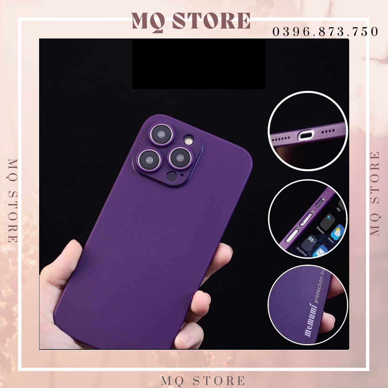 Ốp Lưng Memumi Siêu Mỏng 0.3Mm Cao Cấp Dành Cho Iphone 14 Pro, 14 Pro Max Hàng Chính Hãng - Iphone 14 Pro