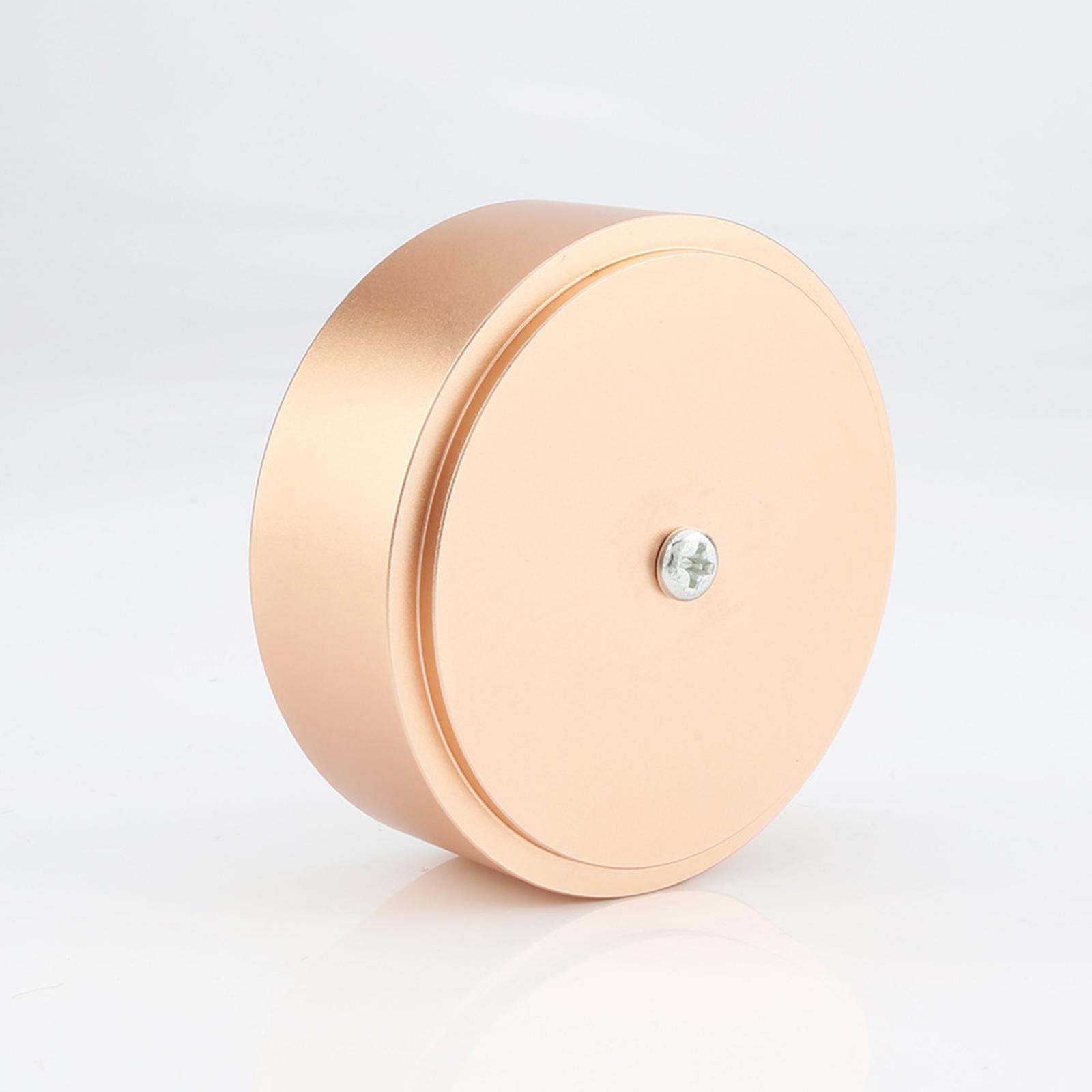58x22mm Speaker Isolation Feet Pad Stand, Aluminum Alloy Amplifier Pad Isolation Base Feet Pad Absorb Shock for Audio Speaker Amplifier CD Player
