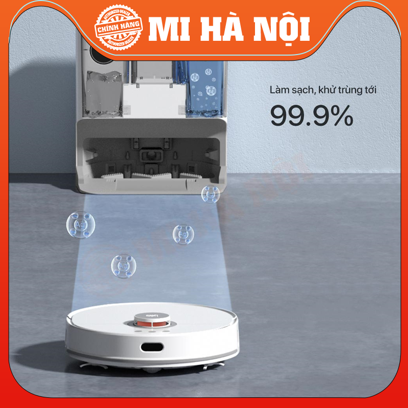 Robot hút bụi Xiaomi Lydsto W2 / Lydsto R1 Pro / Lydsto R1 với hộp đựng bụi tự động đổ rác kết hợp sạc thông minh - Hàng chính hãng