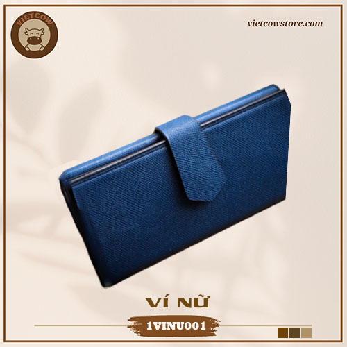 Ví Nữ Da Bò Epsom Hass Cao Cấp, Bóp nữ Da Bò Epsom Hass Thời Trang_VietCow_1VINU001