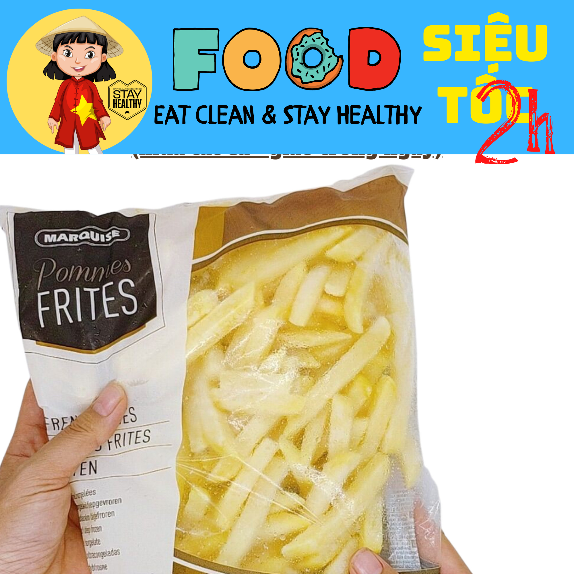 – Khoai Tây Chiên Marquise  Fries.– 1kg