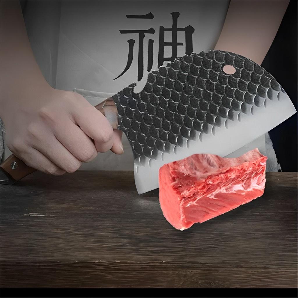 Dao nhà bếp gia dụng thương mại thép mangan dao chặt gà