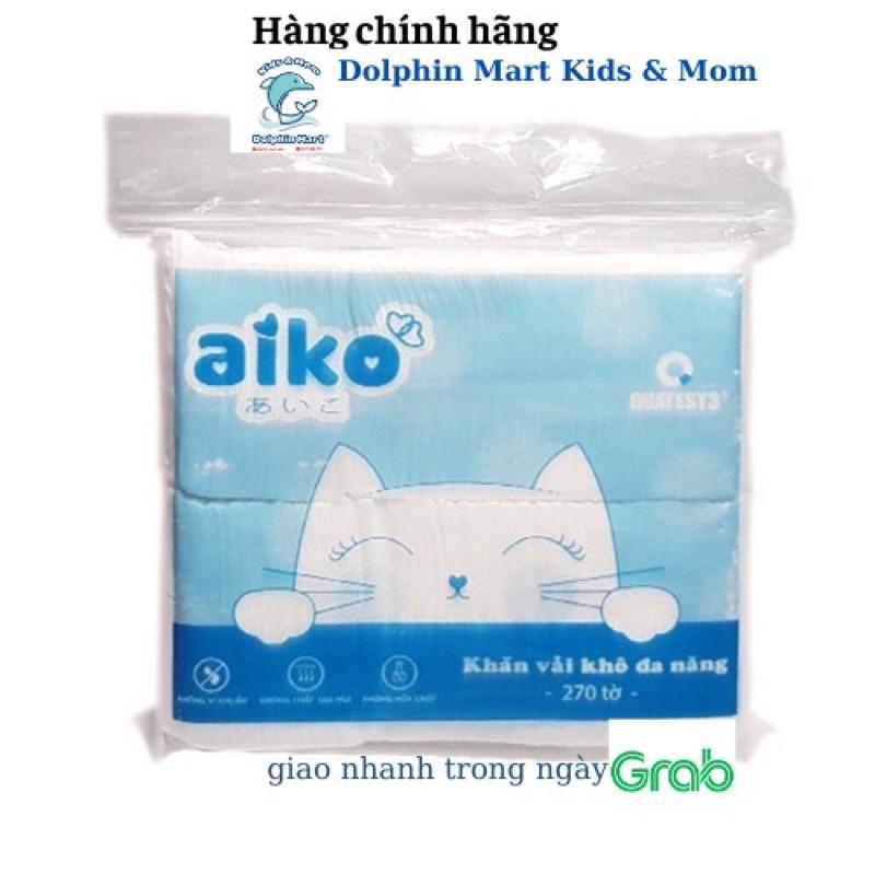 Chính Hãng Khăn Vải Khô Cao Cấp Đa Năng Aiko 270 tờ