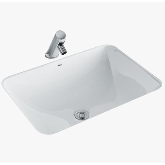 Chậu Rửa Lavabo Inax L-2298V Âm Bàn Chữ Nhật . Có men chống bám bẩn - Vật liệu xây dựng Big H