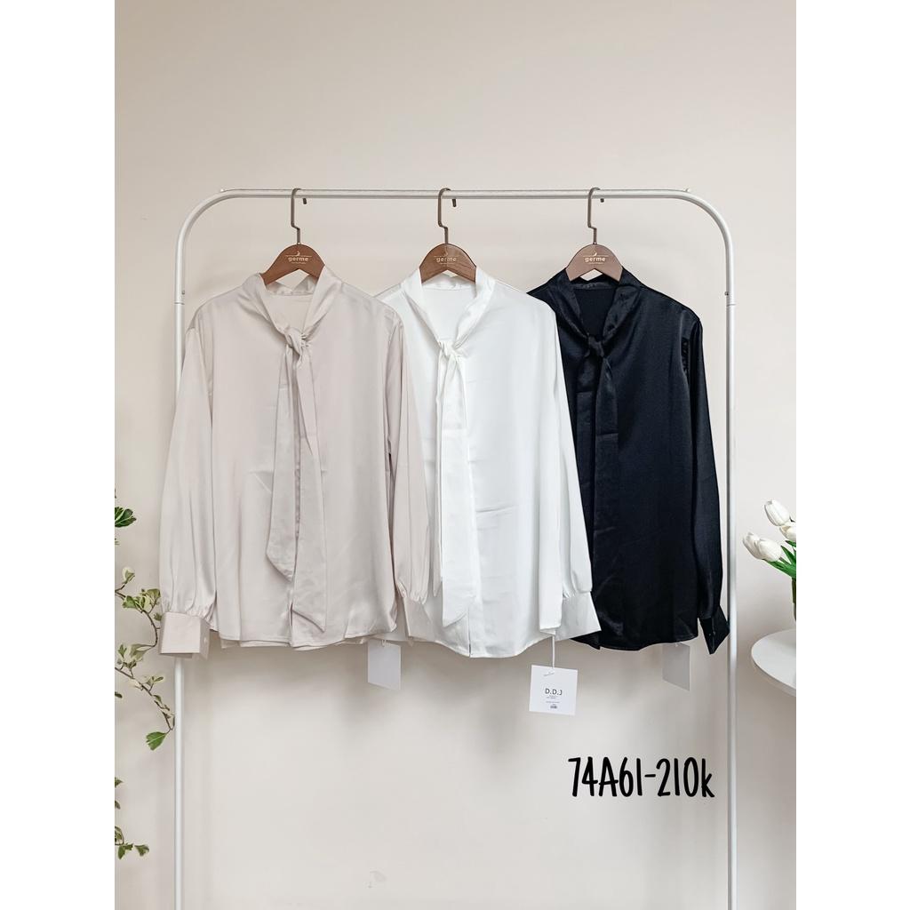 Áo sơ mi nơ cổ đổ 74a61 by germe