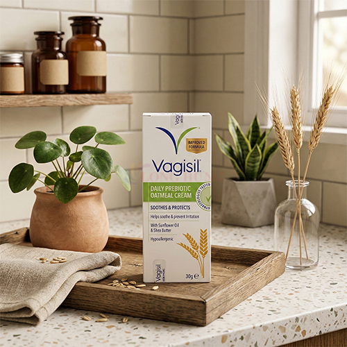 Kem dưỡng làm dịu vùng kín Vagisil Soothing Oatmeal Cream (30g) - Hàng chính hãng