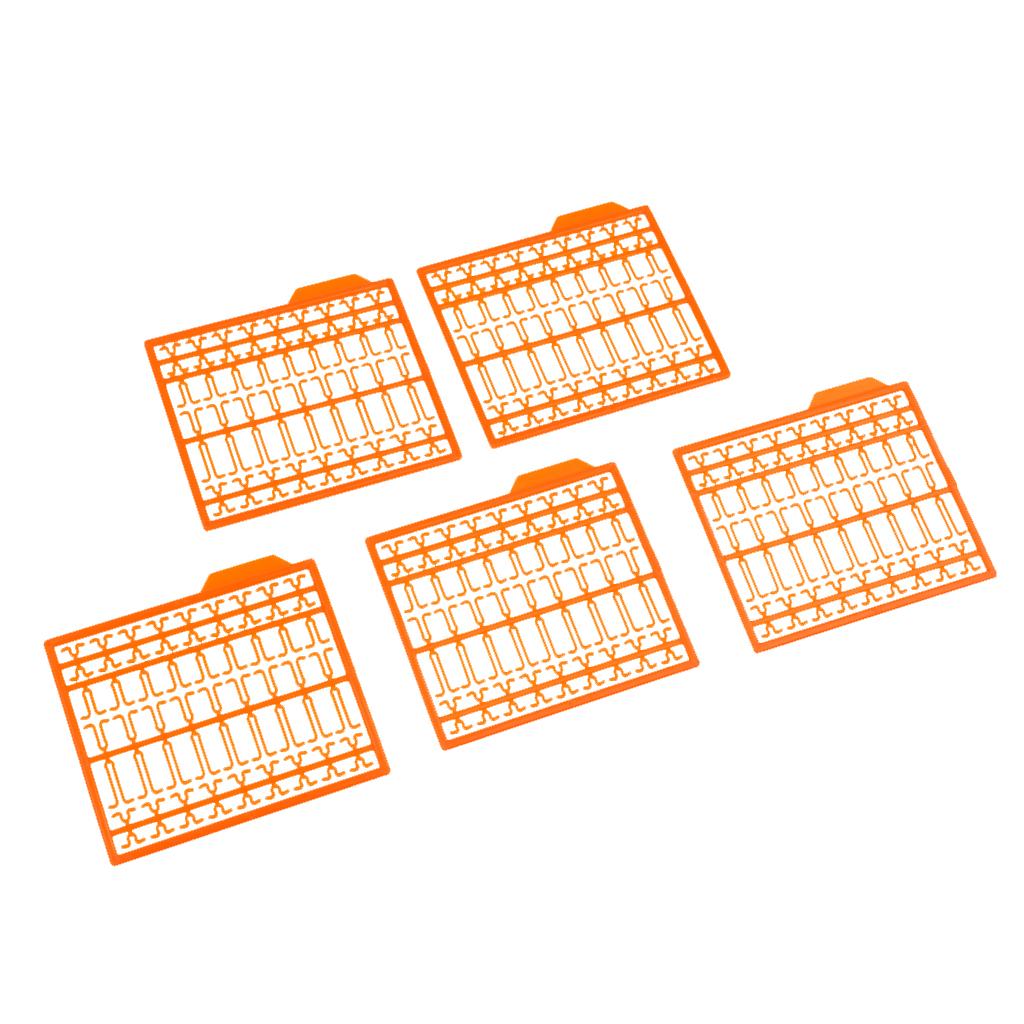 5Pcs Hair Rig Extender Boilie Stops Pellet Carp Coarse Fishing Tackle Orange