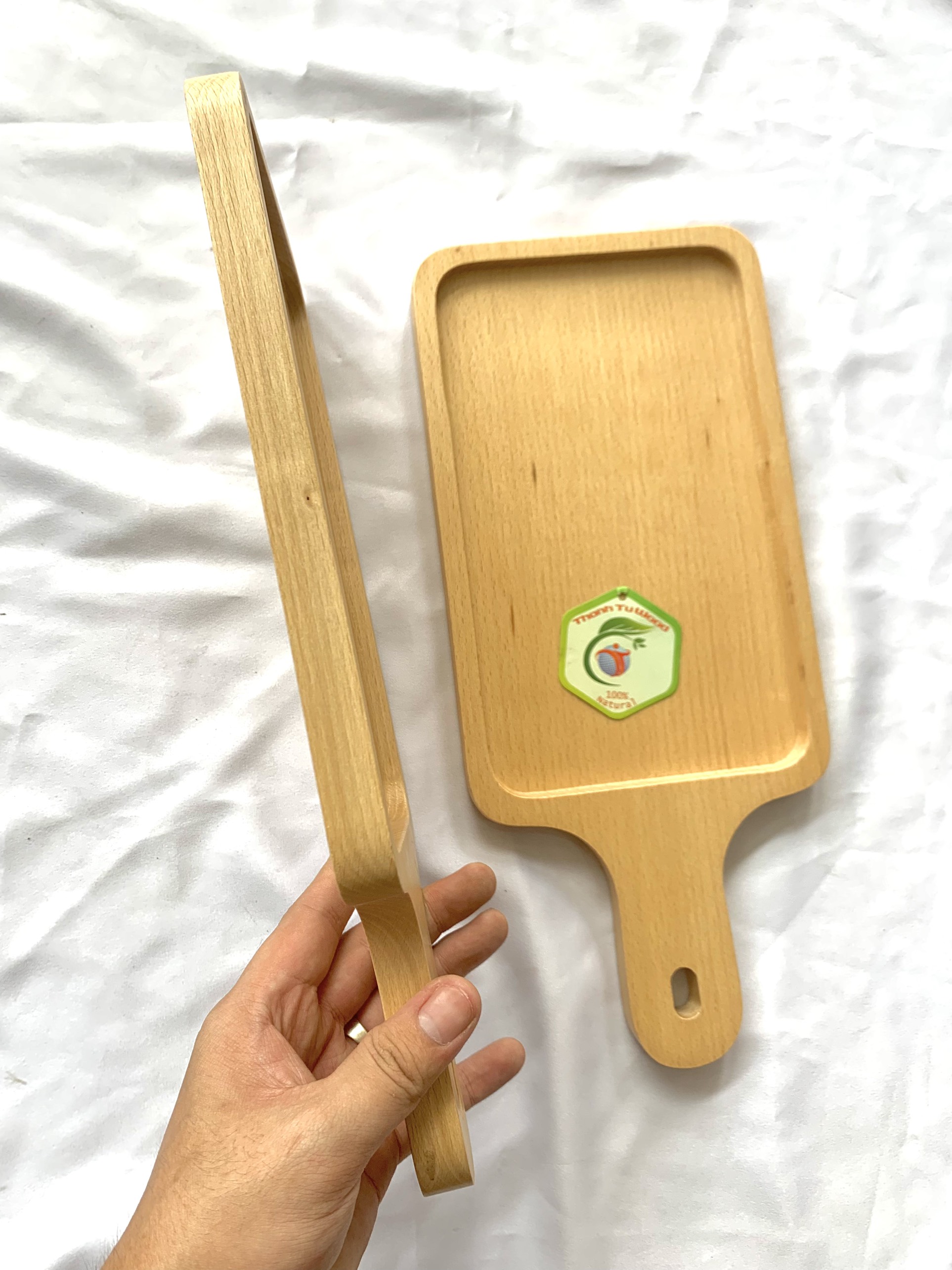 KHAY CN TAY CẦM GỖ BEECH TOUK CHEF 20*42CM