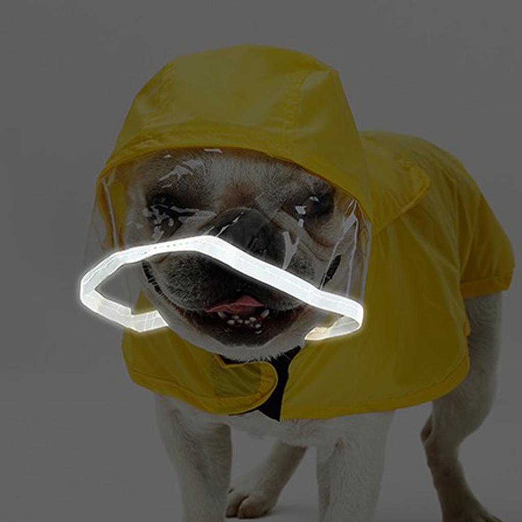 Dog Pet Waterproof Reflective Raincoat Keep pets
