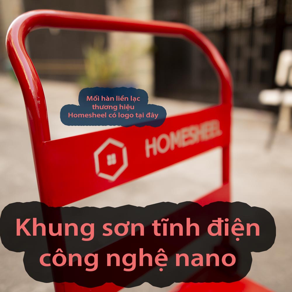 XE ĐẨY HÀNG 4 BÁNH HOMESHEEL XD4 THẾ HỆ MỚI