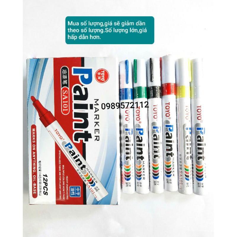 Bút sơn Toyo -Bút Repaint -bút vẽ lốp-bút vẽ giày paint marker SA101