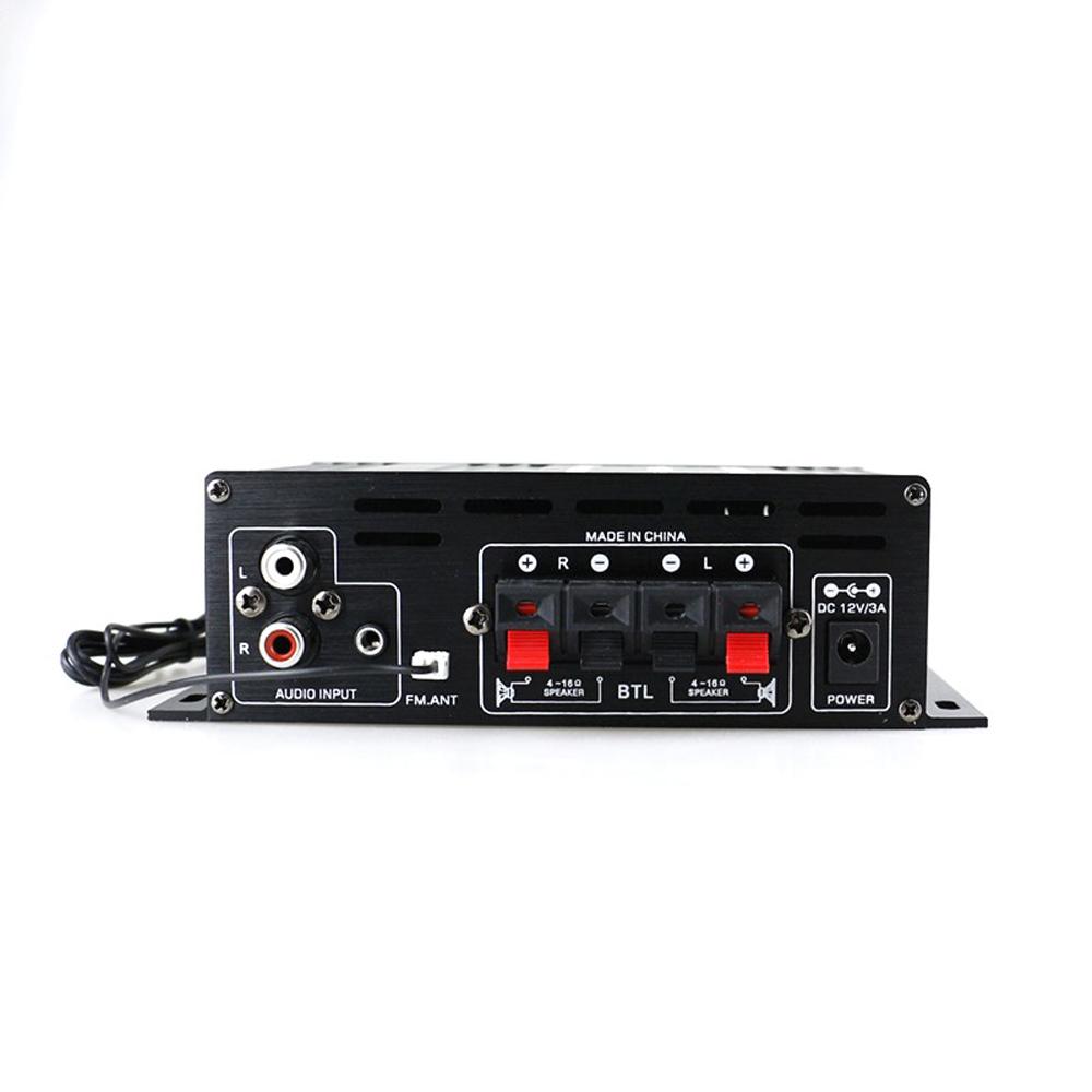 AK380 40W+40W Mini Audio Power Amplifier Portable Sound Amplifier Speaker Amp for Car and Home